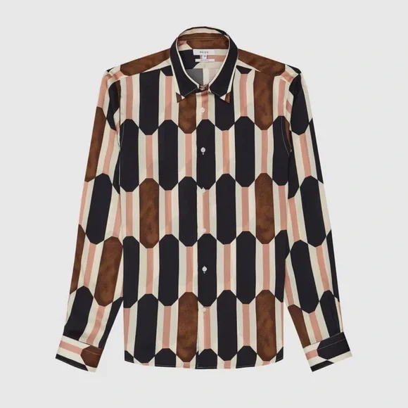 Brand new with tags - Reiss Retro Print shirt